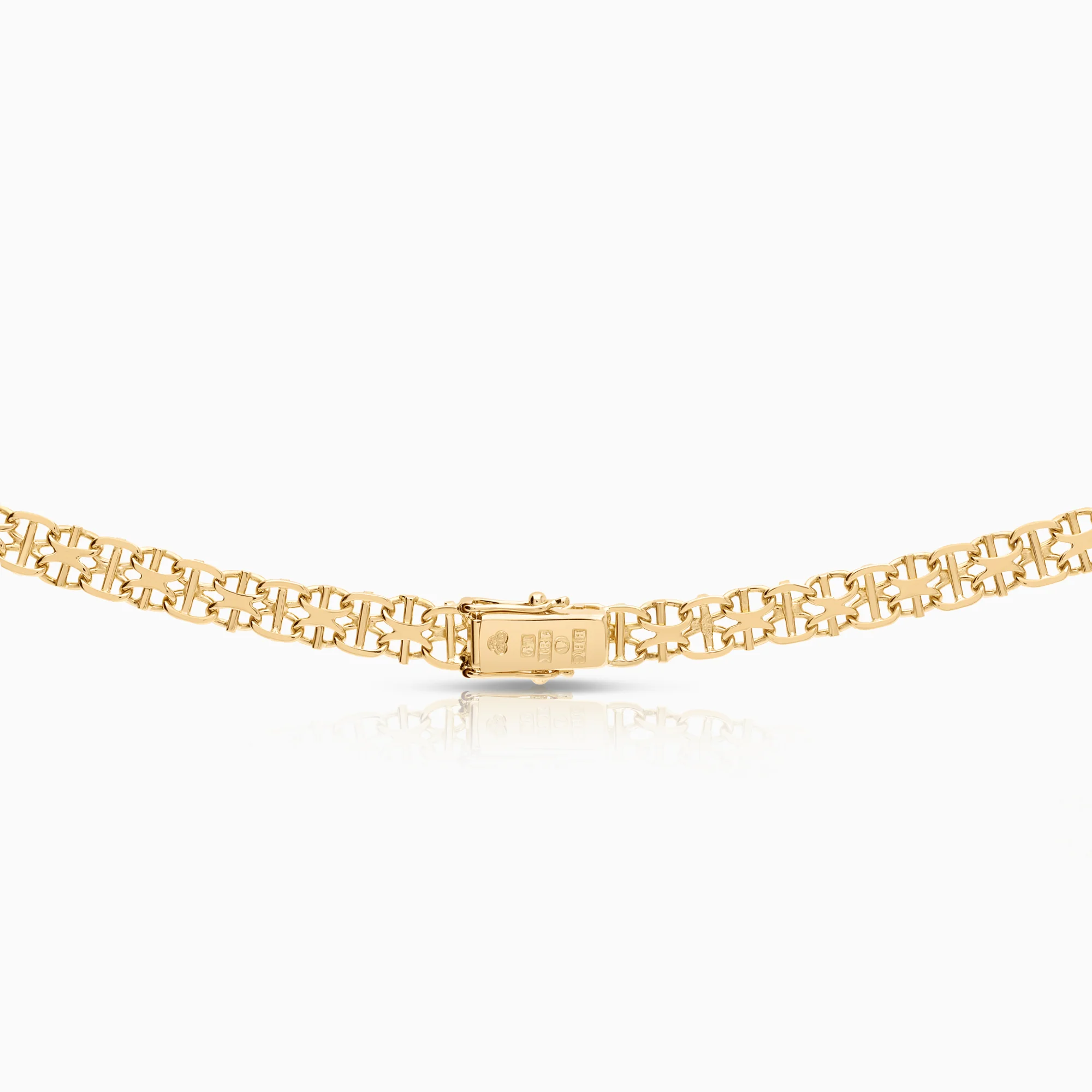 X-link with bar necklace 25.78g 18K gold - Image 2