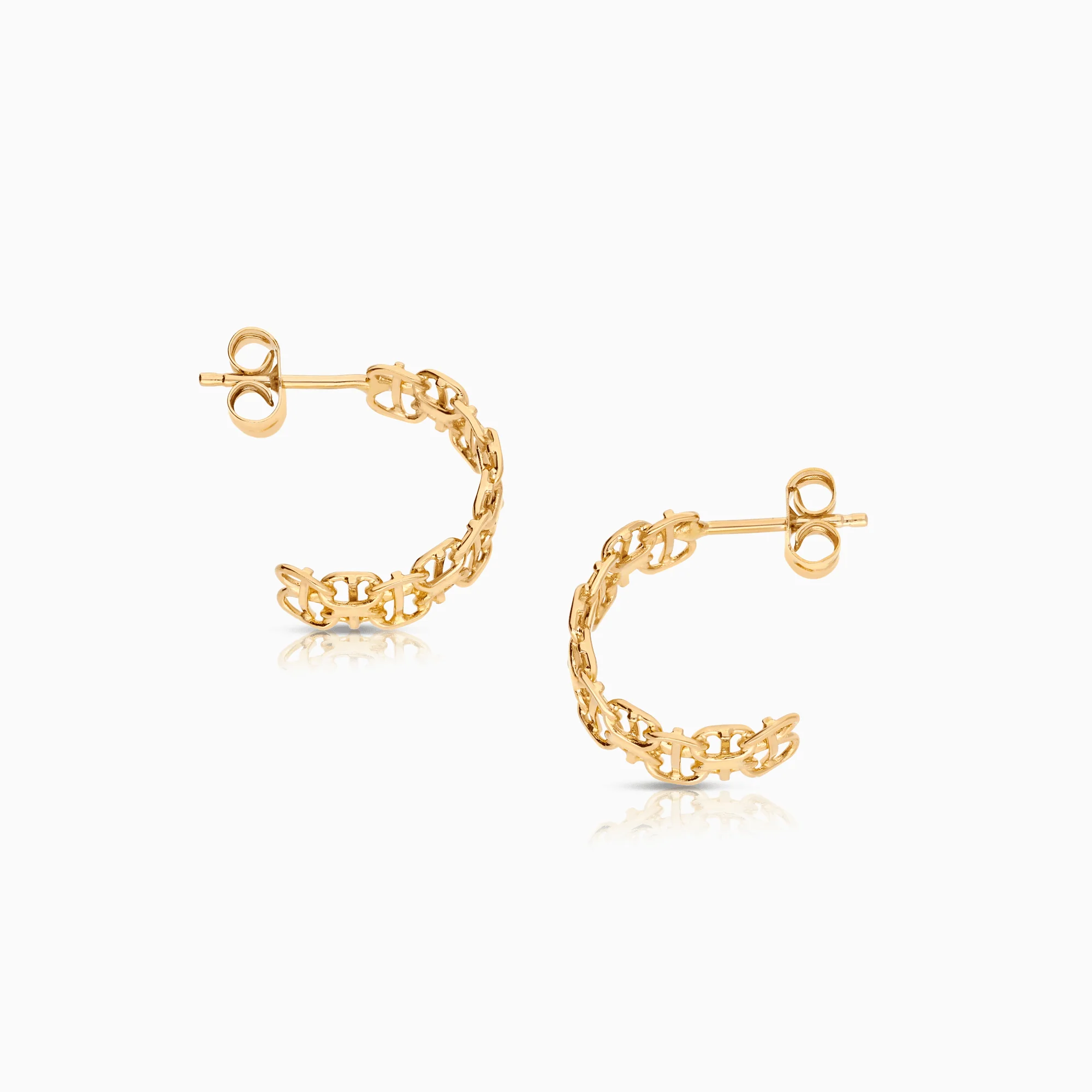 X-link earrings 1.02g 18K gold - Image 2