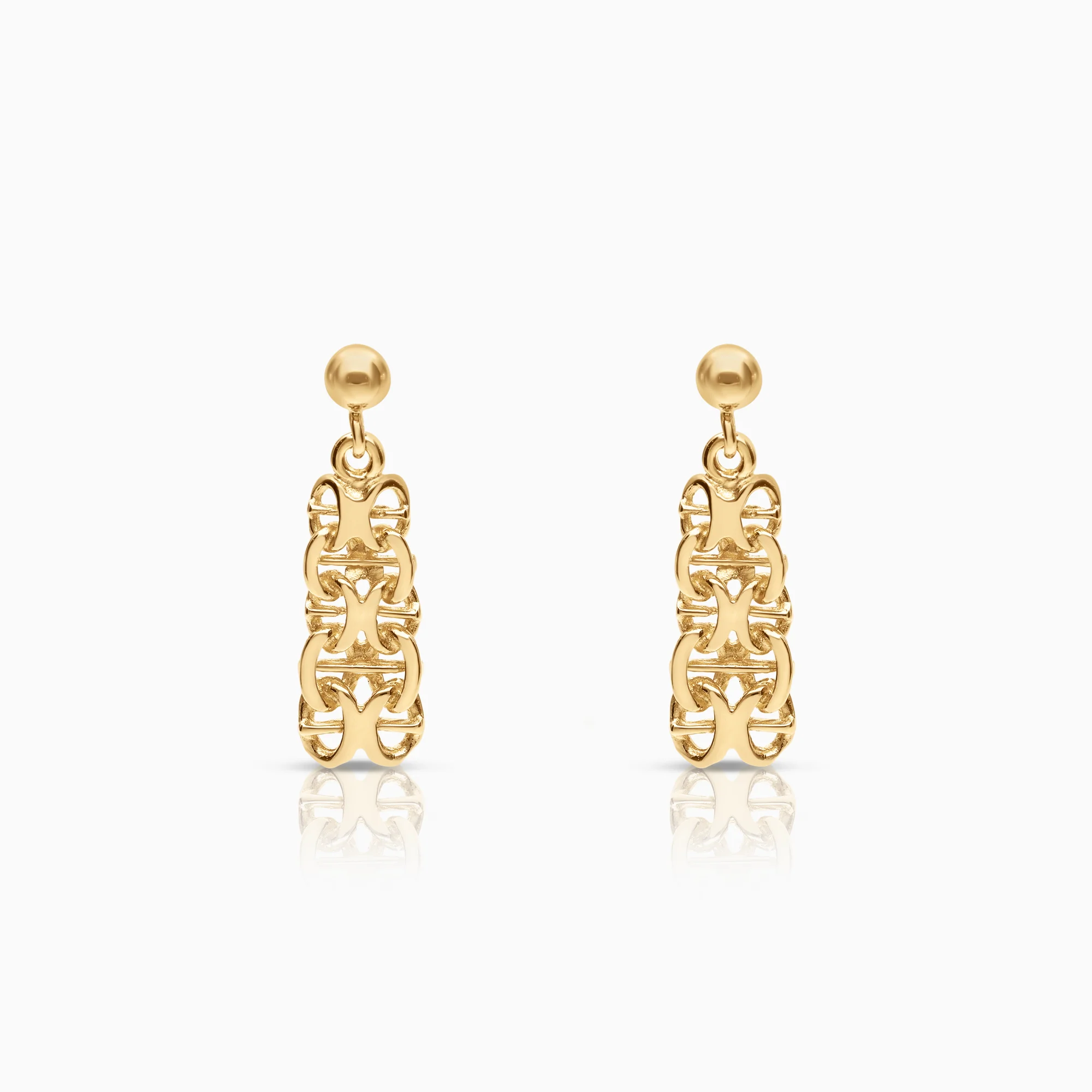 X-link earrings 1.87g 18K gold