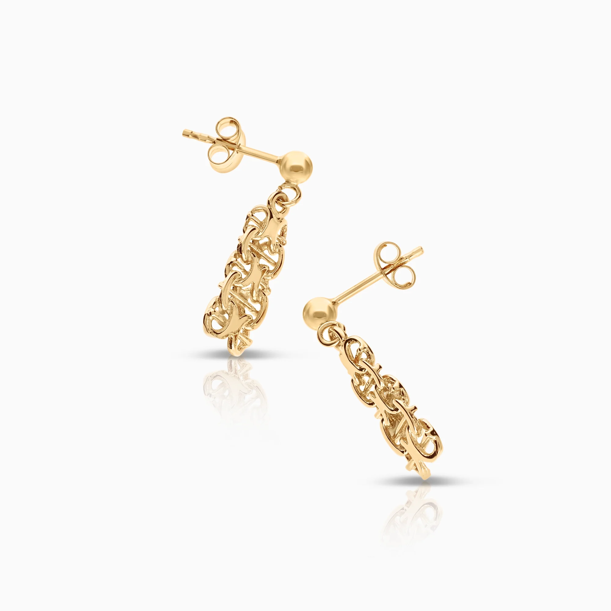 X-link earrings 2.03g 18K gold - Image 2