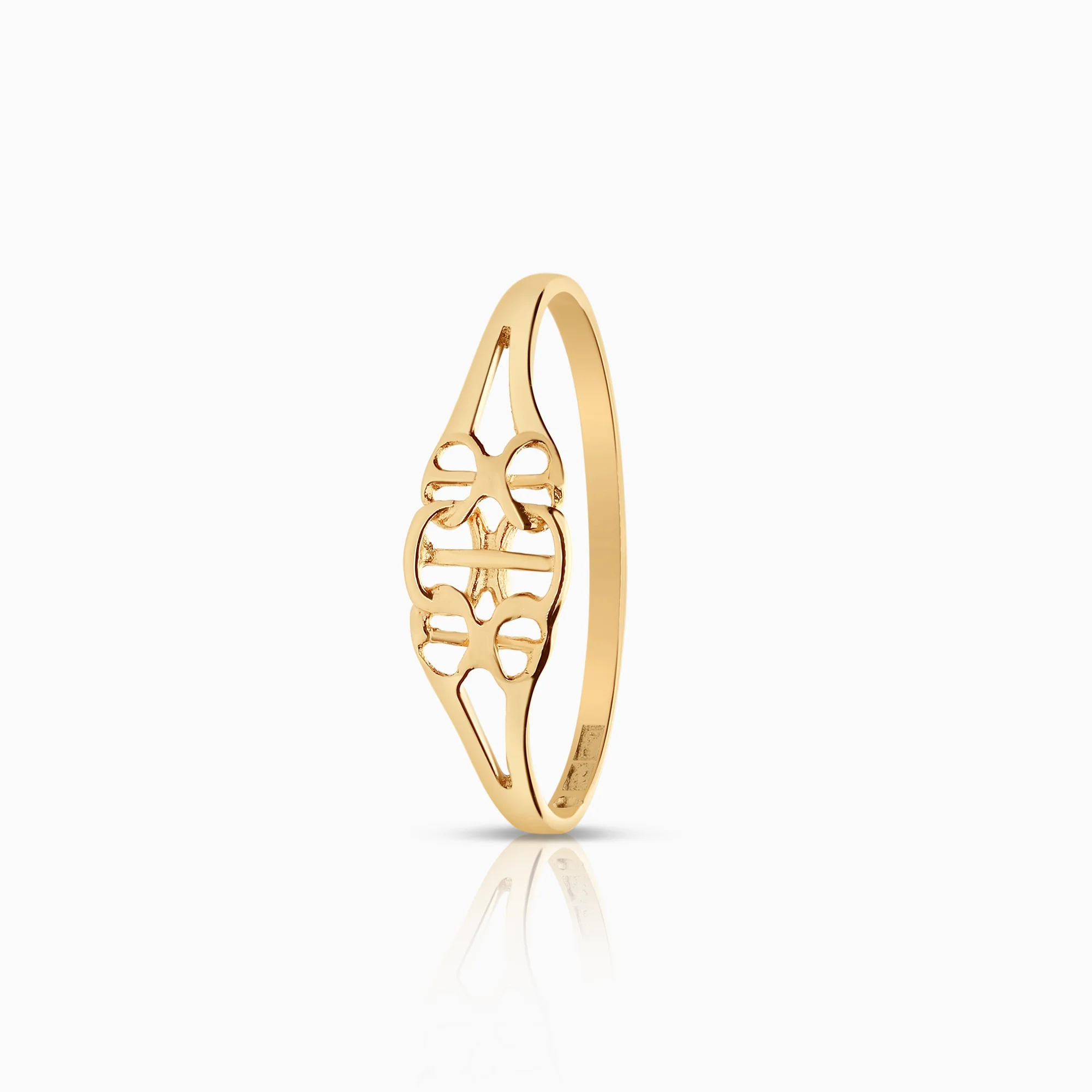 X-link ring 0.75g 18K gold