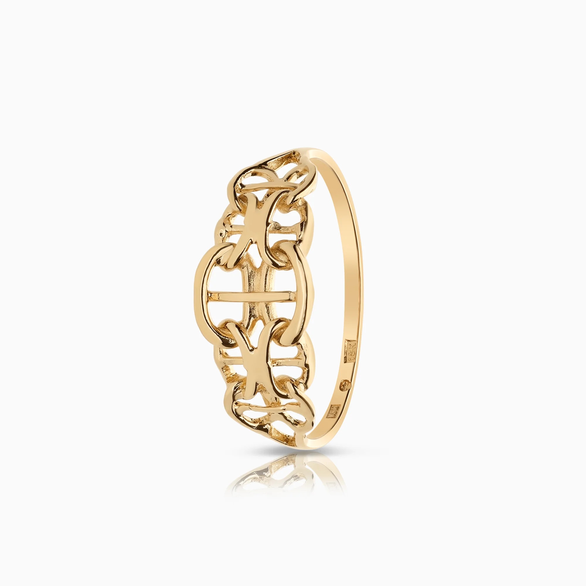X-link ring 1.56g 18K gold