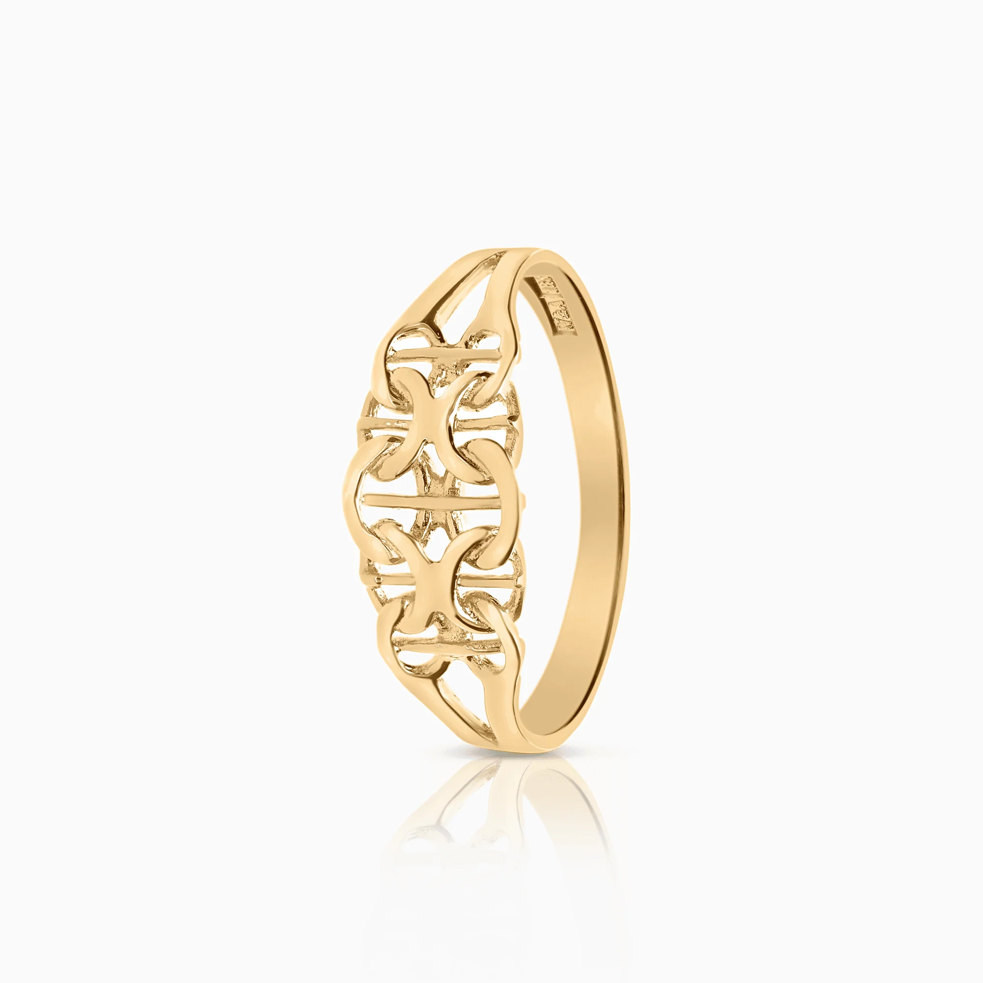 X-link ring 1.64g 18K gold