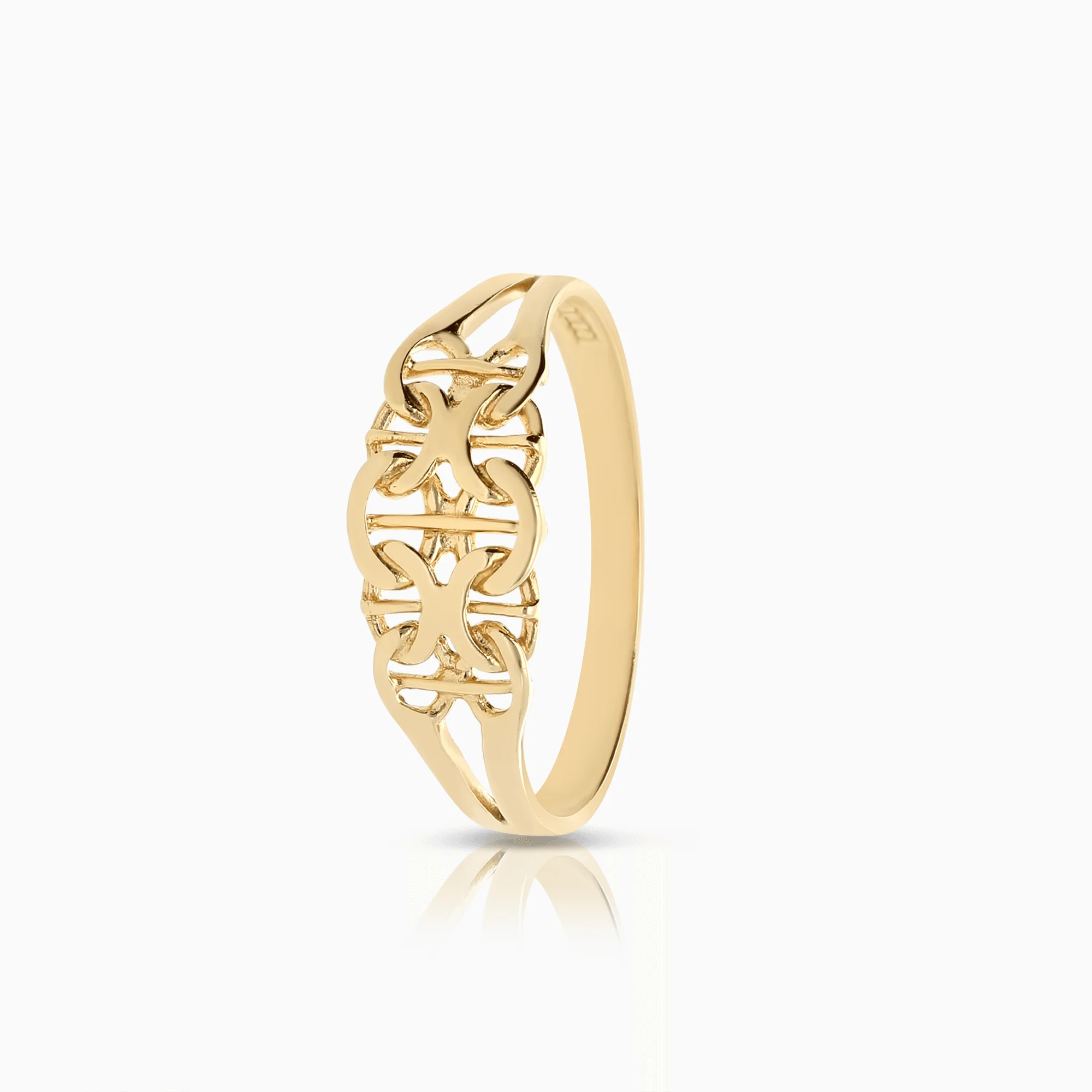 X-link ring 1.68g 18K gold