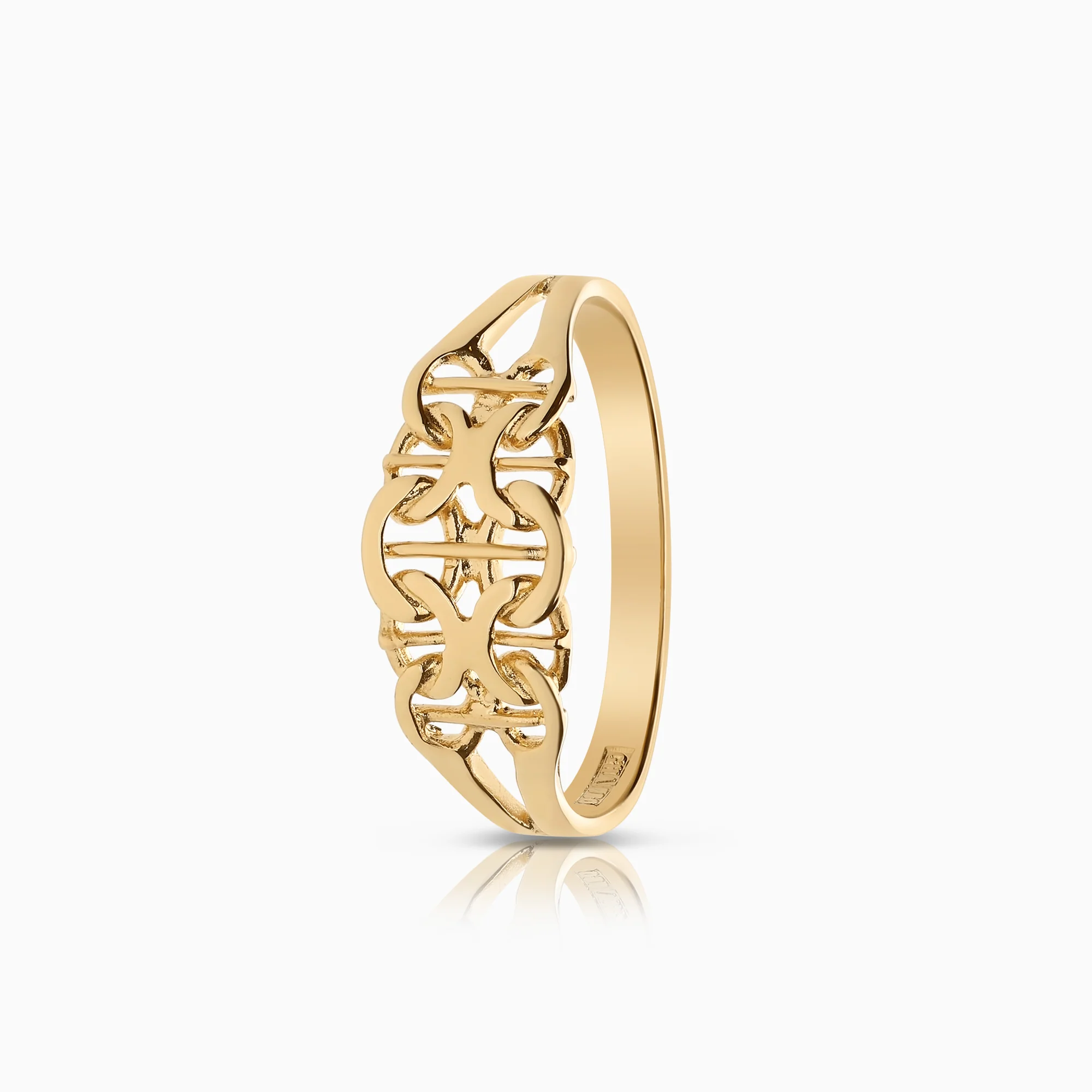 X-link ring 1.72g 18K gold